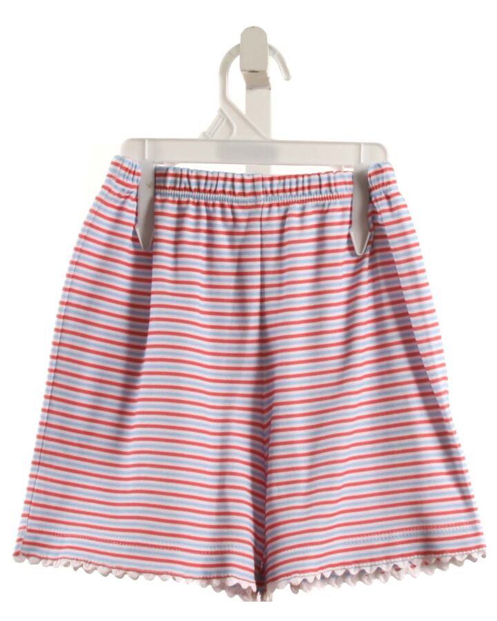 PEGGY GREEN  RED  STRIPED  SHORTS WITH RIC RAC