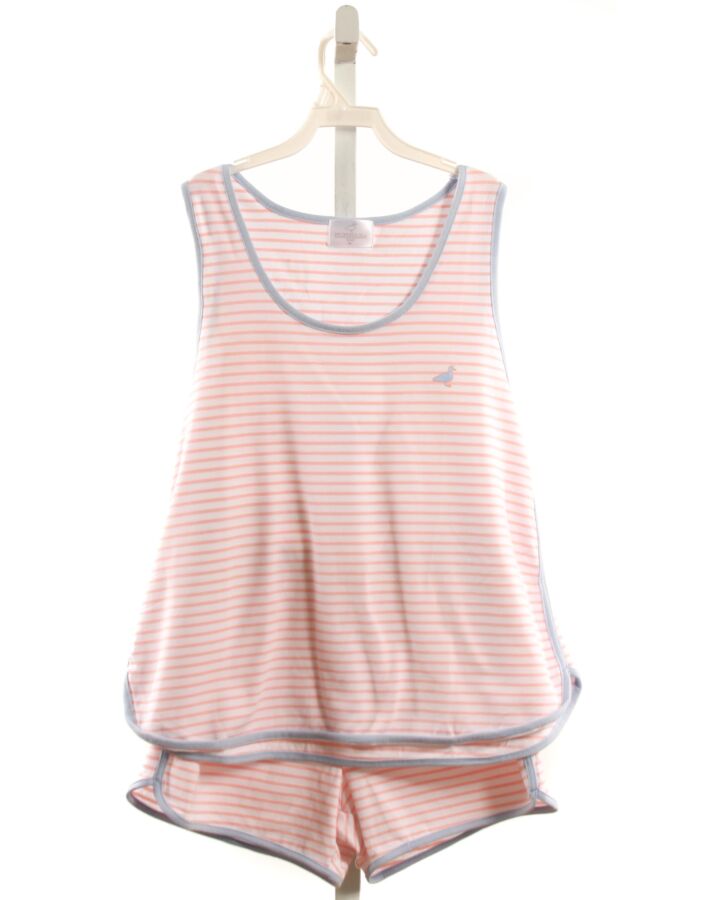 PROPERLY TIED  LT PINK  STRIPED  2-PIECE OUTFIT