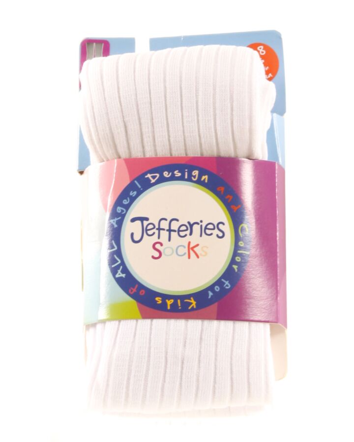 JEFFERIES SOCKS  WHITE    TIGHTS