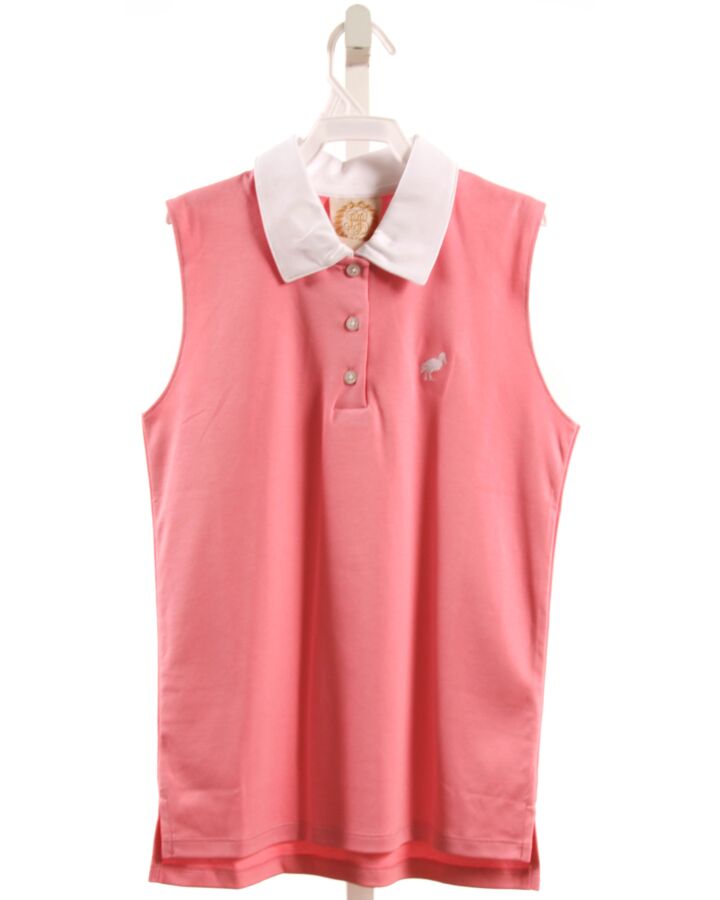 THE BEAUFORT BONNET COMPANY  PINK KNIT   SLEEVELESS SHIRT