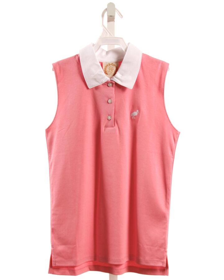 THE BEAUFORT BONNET COMPANY  PINK KNIT   SLEEVELESS SHIRT