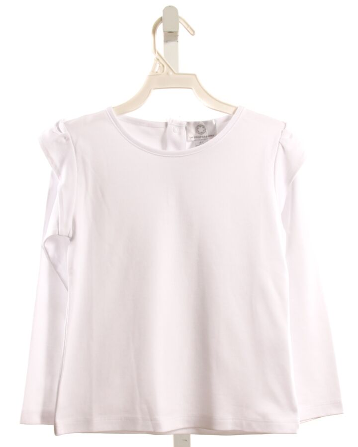 THE PROPER PEONY  WHITE    KNIT LS SHIRT