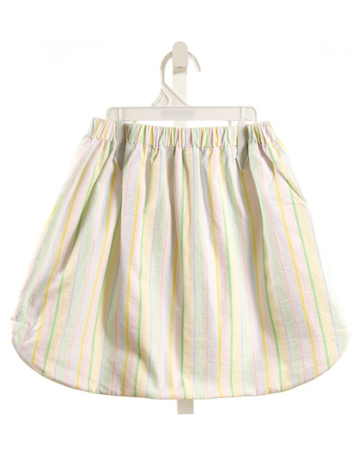 THE BEAUFORT BONNET COMPANY  GREEN SEERSUCKER   SKIRT