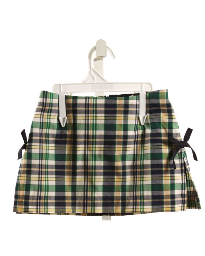 THE BEAUFORT BONNET COMPANY  GREEN  PLAID  SKORT