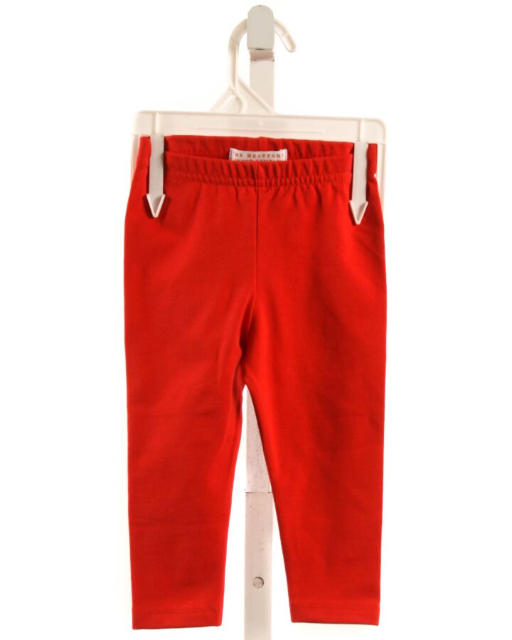 THE BEAUFORT BONNET COMPANY  RED KNIT   LEGGINGS