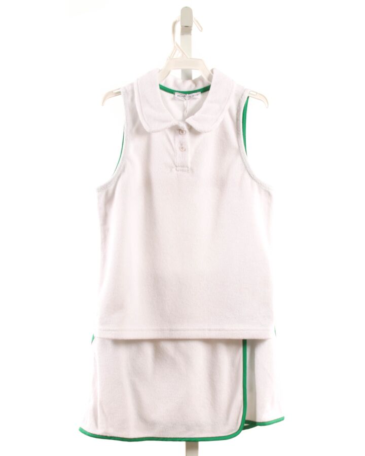 MINNOW  WHITE TERRY CLOTH   2-PIECE OUTFIT