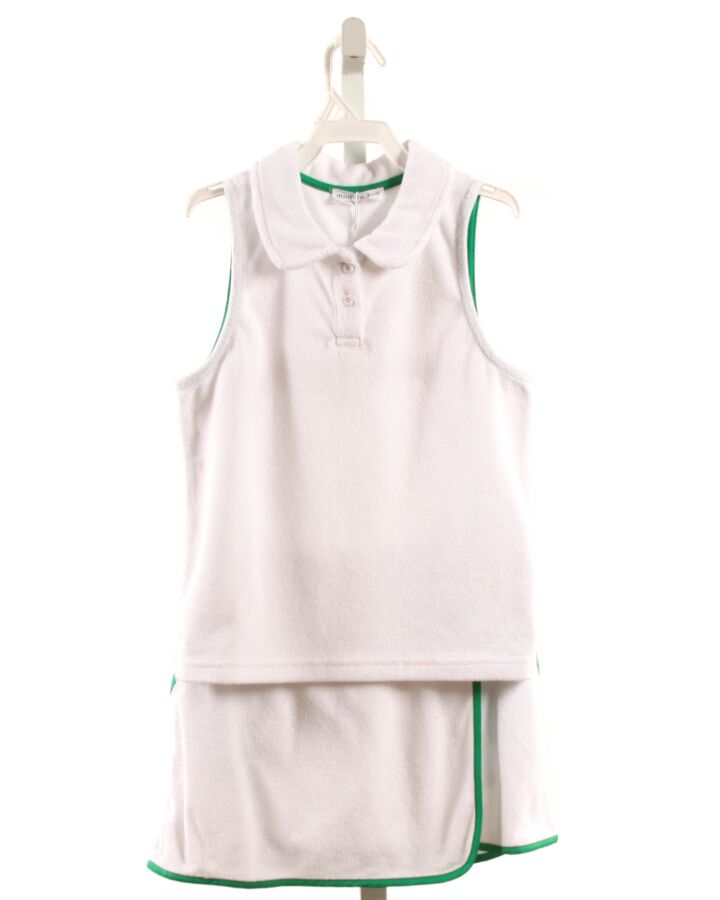 MINNOW  WHITE TERRY CLOTH   2-PIECE OUTFIT
