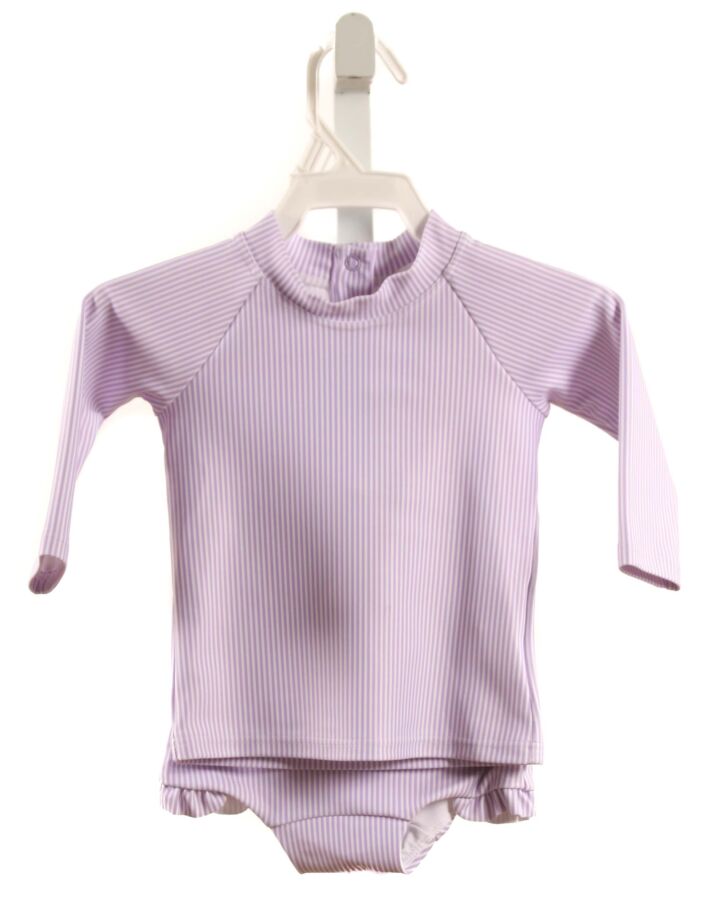 MINNOW  PURPLE  STRIPED  2-PIECE SWIMSUIT