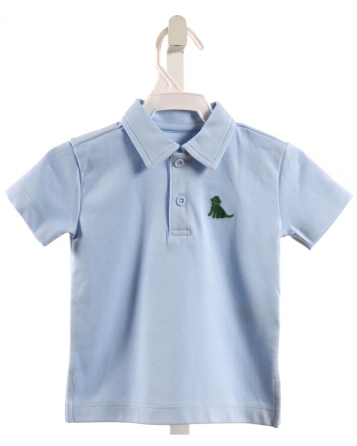 JAMES & LOTTIE  LT BLUE    KNIT SS SHIRT