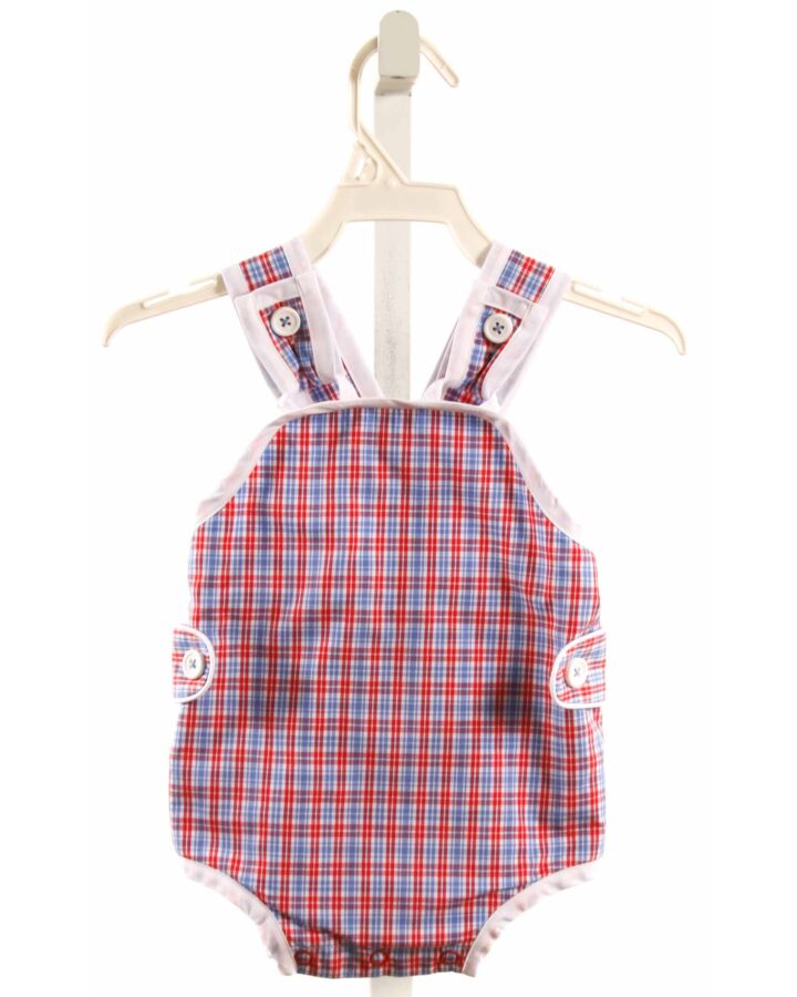THE BEAUFORT BONNET COMPANY  RED  PLAID  BUBBLE