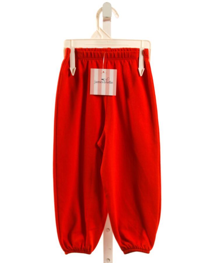 JAMES & LOTTIE  RED KNIT   PANTS