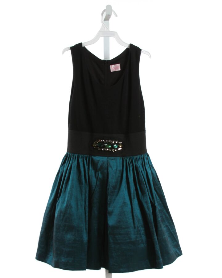 ZOE LTD  GREEN TAFFETA   PARTY DRESS