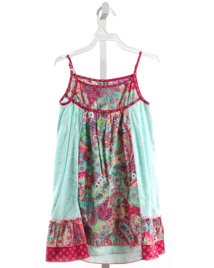 MONSOON  AQUA  FLORAL  DRESS