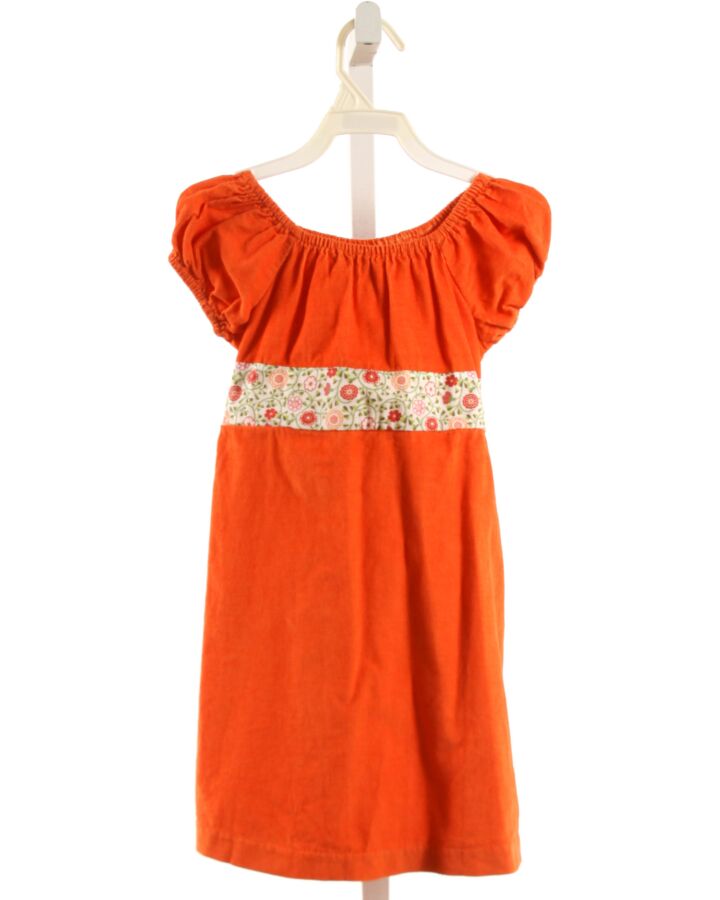 BELLA BLISS  ORANGE CORDUROY   DRESS