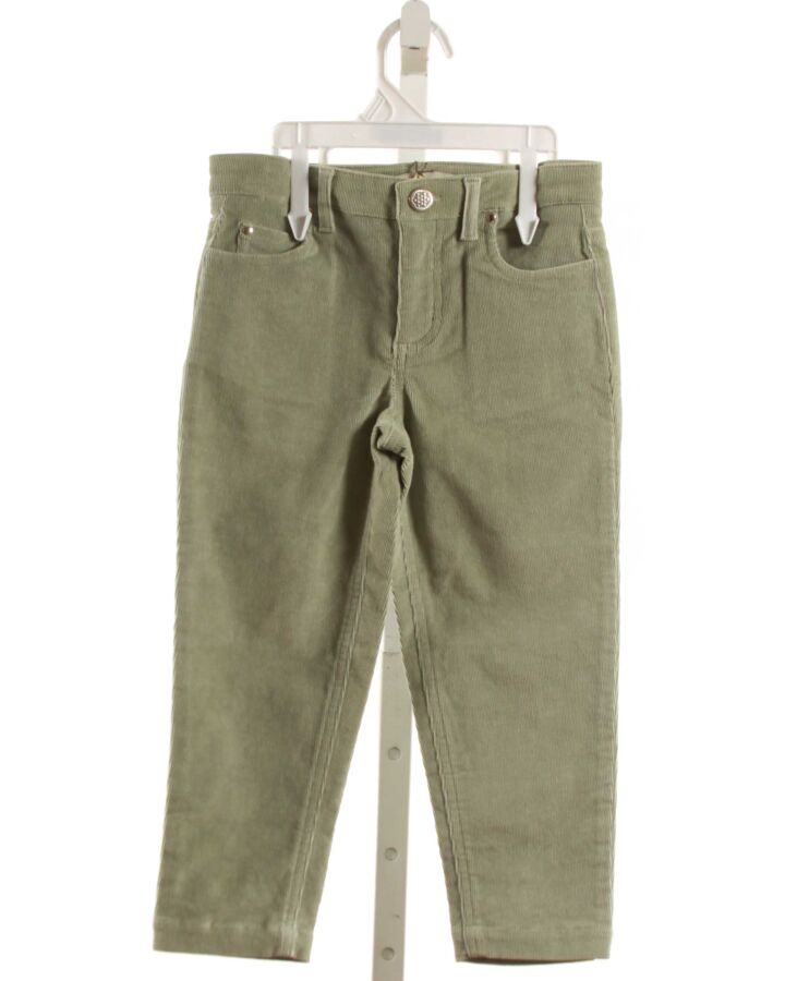 PETITE LUCETTE  GREEN CORDUROY   PANTS