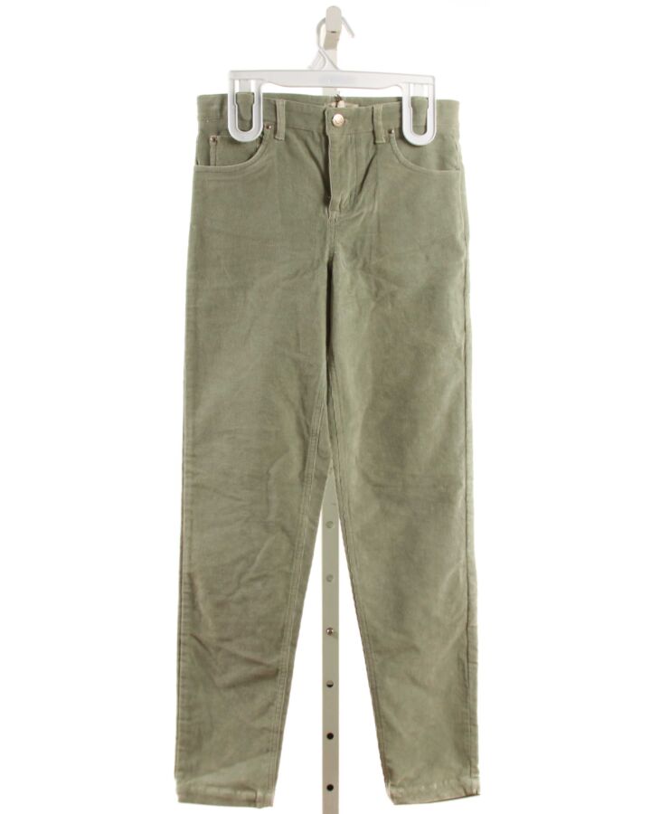 PETITE LUCETTE  GREEN CORDUROY   PANTS