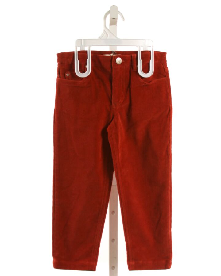 PETITE LUCETTE  RED CORDUROY   PANTS