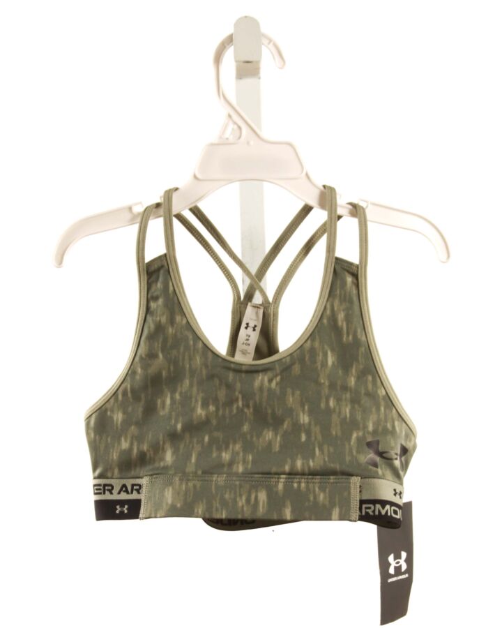 UNDER ARMOUR  GREEN    KNIT TANK