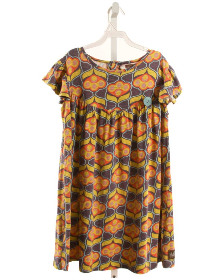 MATILDA JANE  PURPLE   PRINTED DESIGN KNIT DRESS