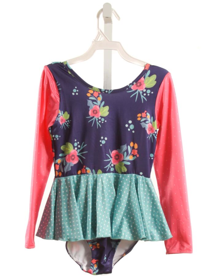 LEO LUVS  PURPLE  POLKA DOT  LEOTARD