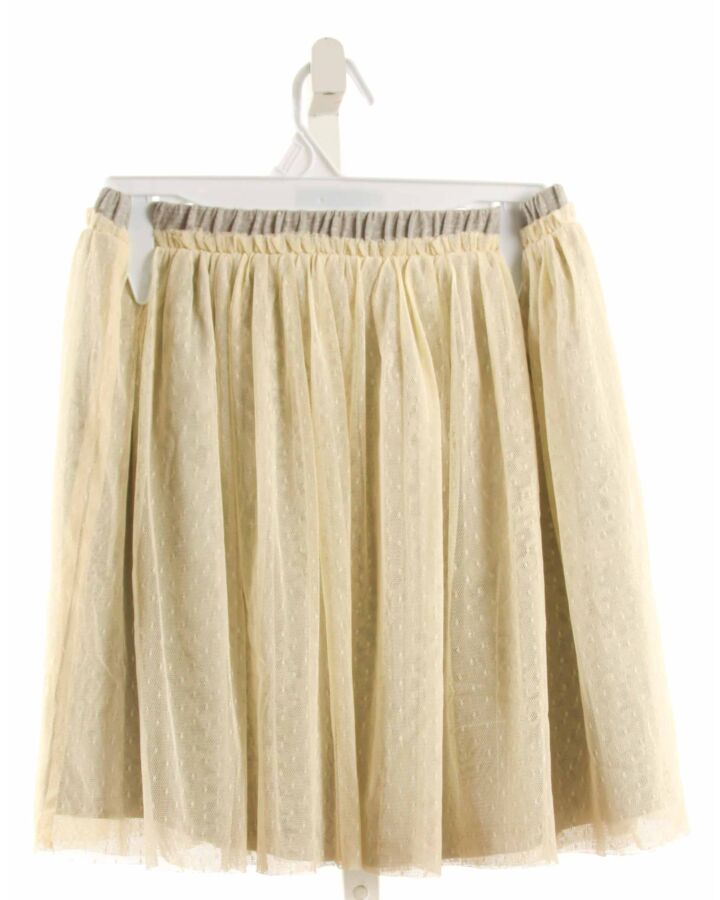 TEA  YELLOW SWISS DOT   SKIRT