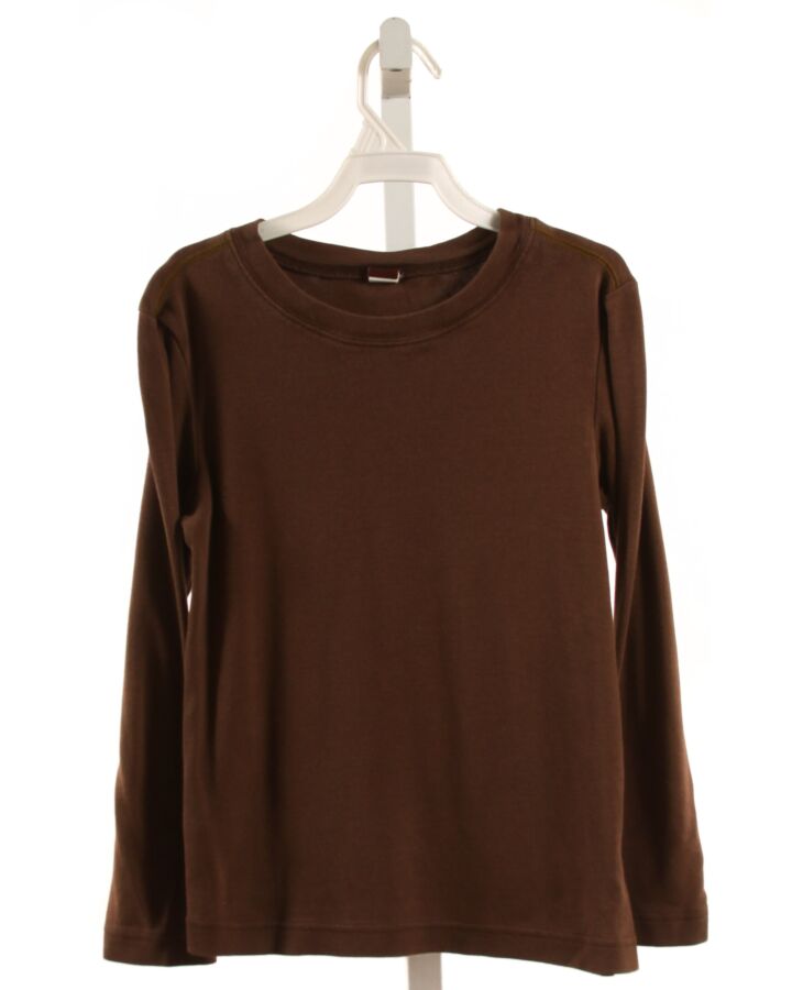 TEA  BROWN    KNIT LS SHIRT