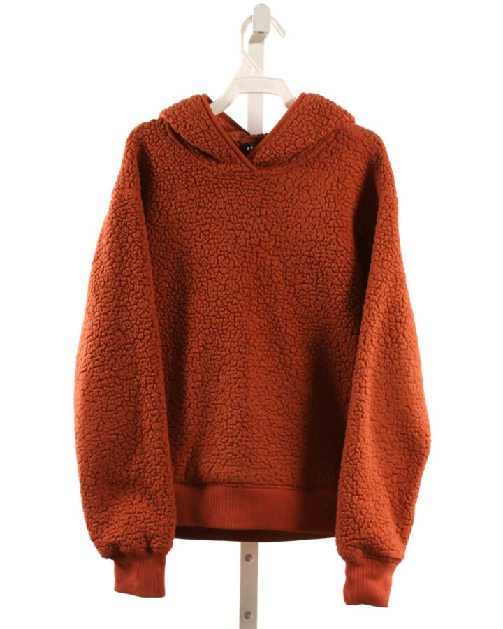 ATHLETA GIRL  ORANGE FLEECE   PULLOVER