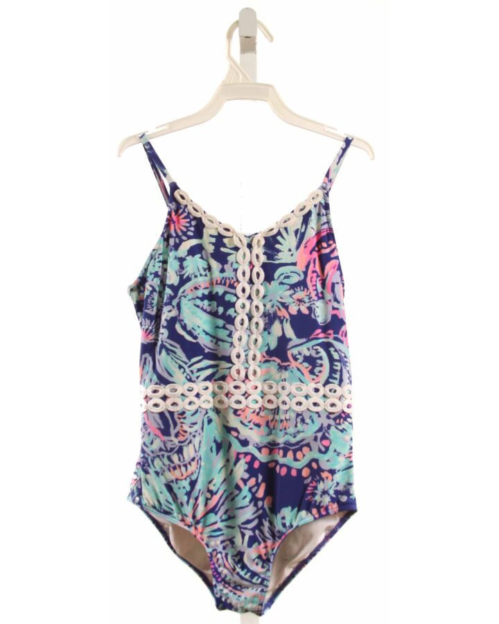 LILLY PULITZER  BLUE    1-PIECE SWIMSUIT