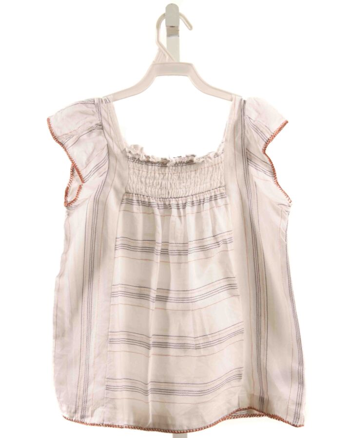 PEEK  WHITE  STRIPED  SHIRT-SS