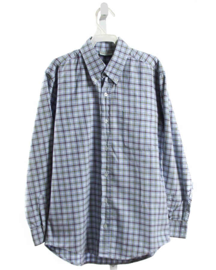 PAPO D'ANJO  MULTI-COLOR  PLAID  DRESS SHIRT