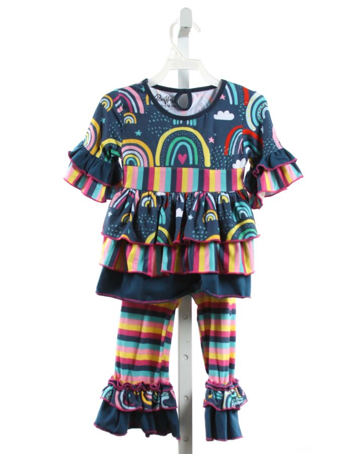 TUTU & LULU  MULTI-COLOR    2-PIECE OUTFIT WITH RUFFLE