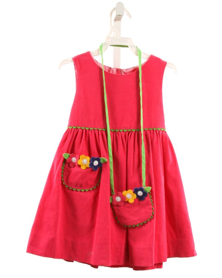 FLORENCE EISEMAN  HOT PINK CORDUROY   DRESS