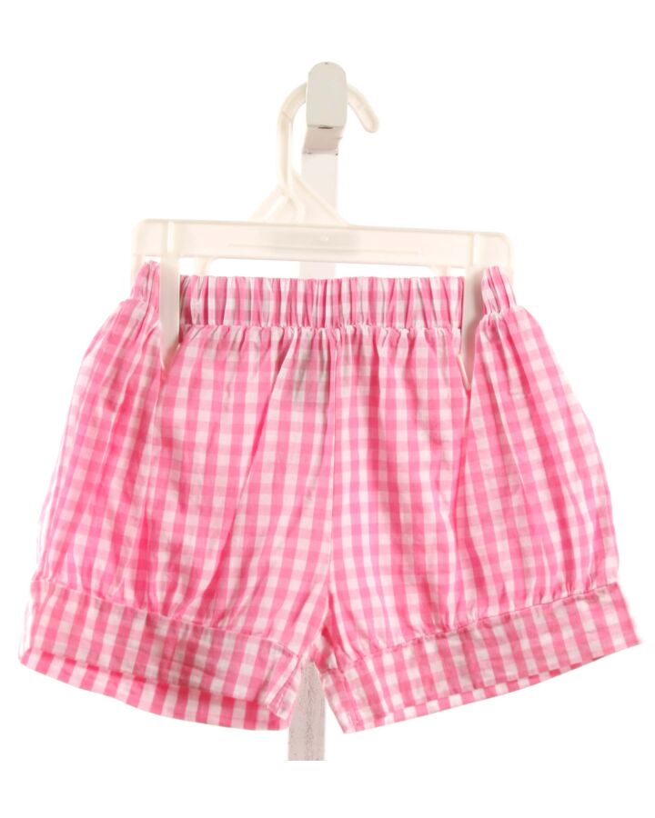 CLASSIC WHIMSY  PINK  GINGHAM  SHORTS