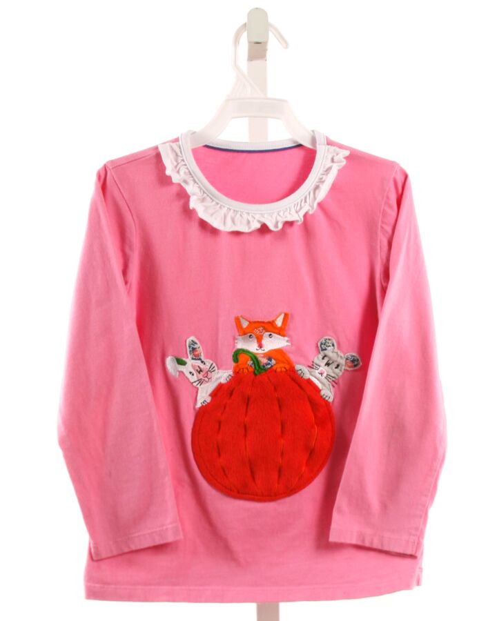 NO TAG  PINK   APPLIQUED KNIT LS SHIRT