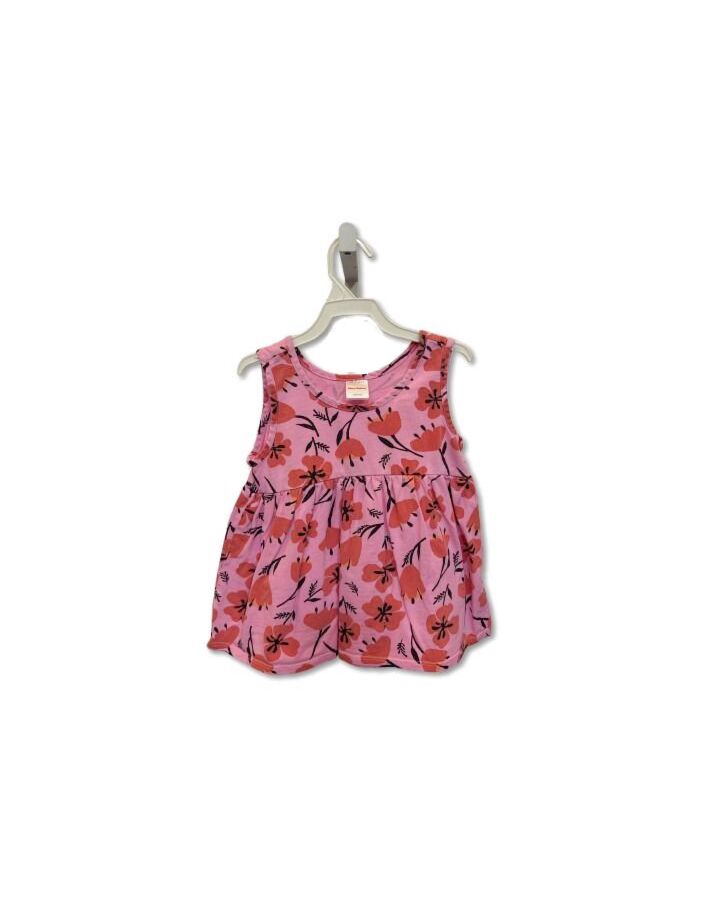 HANNA ANDERSSON  RED  FLORAL  KNIT TANK