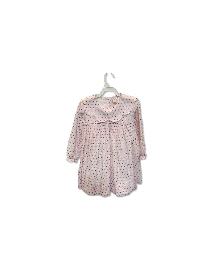 CECIL & LOU  RED  SWISS DOT  SHIRT-LS