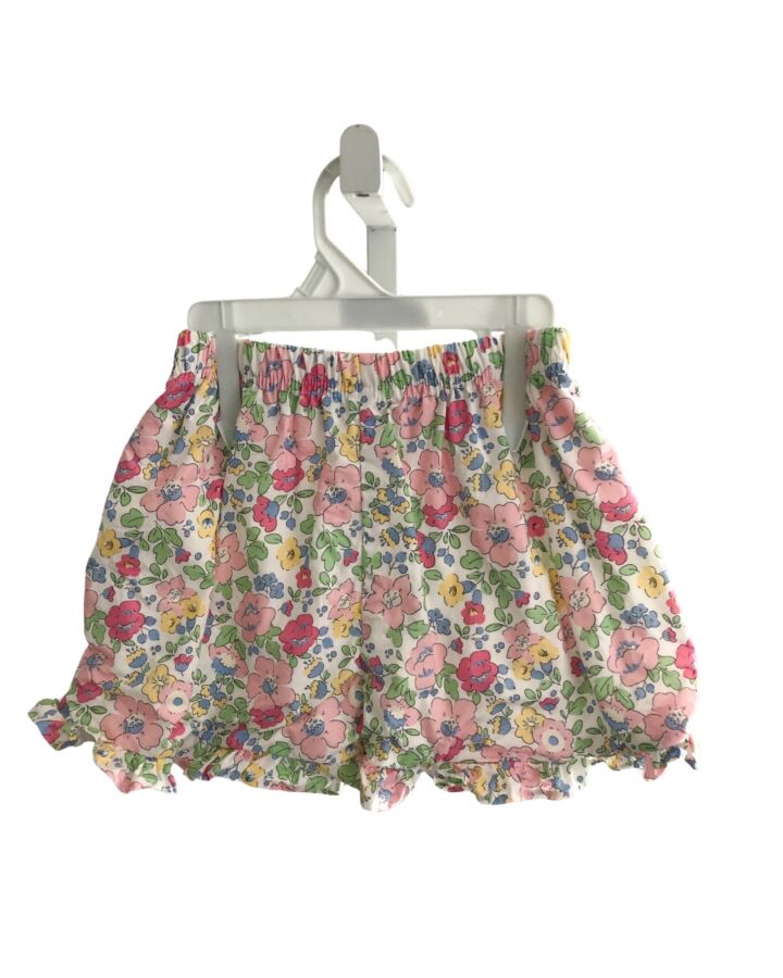 CECIL & LOU  PINK  FLORAL  SHORTS WITH RUFFLE