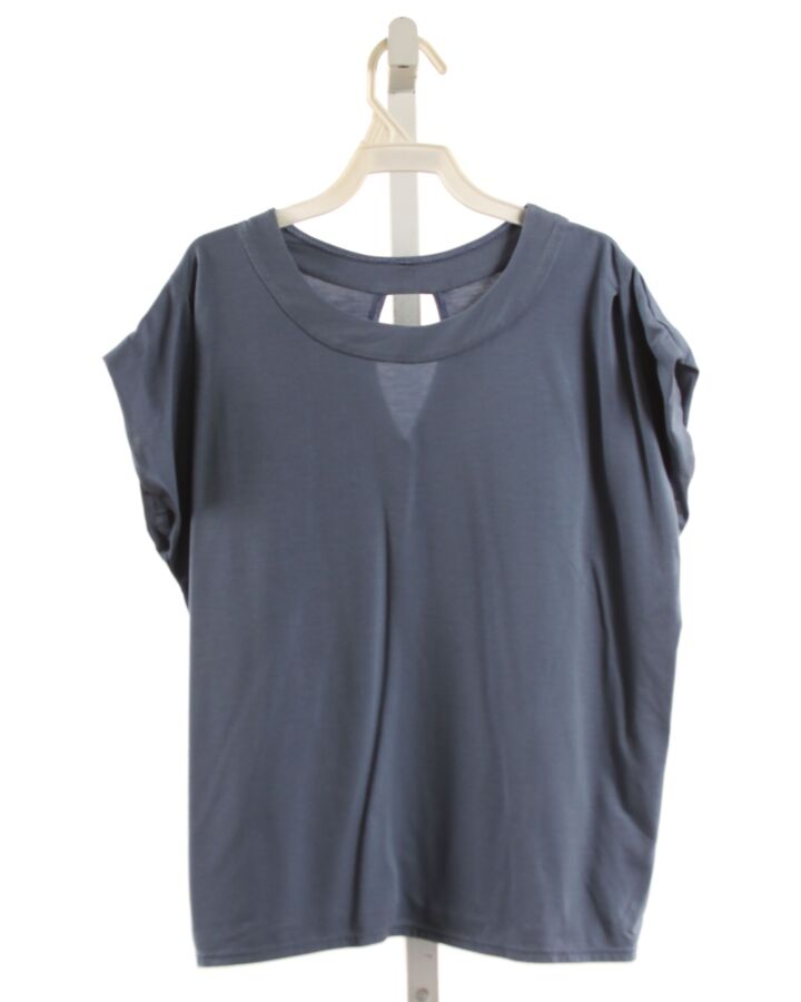 ATHLETA GIRL  BLUE KNIT   SHIRT-SS