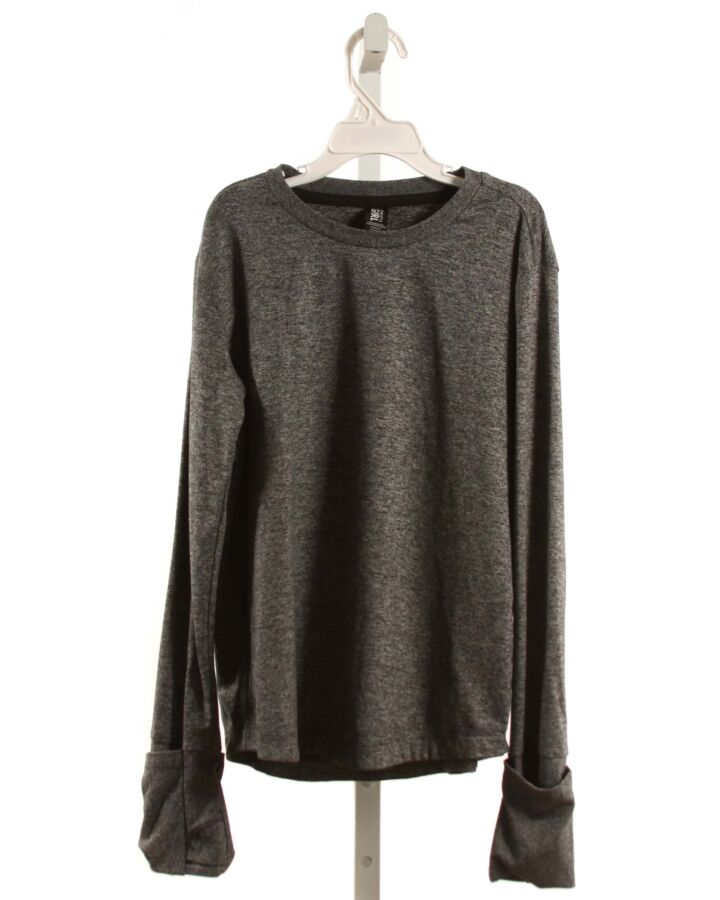 ATHLETA GIRL  GRAY KNIT   SHIRT-LS