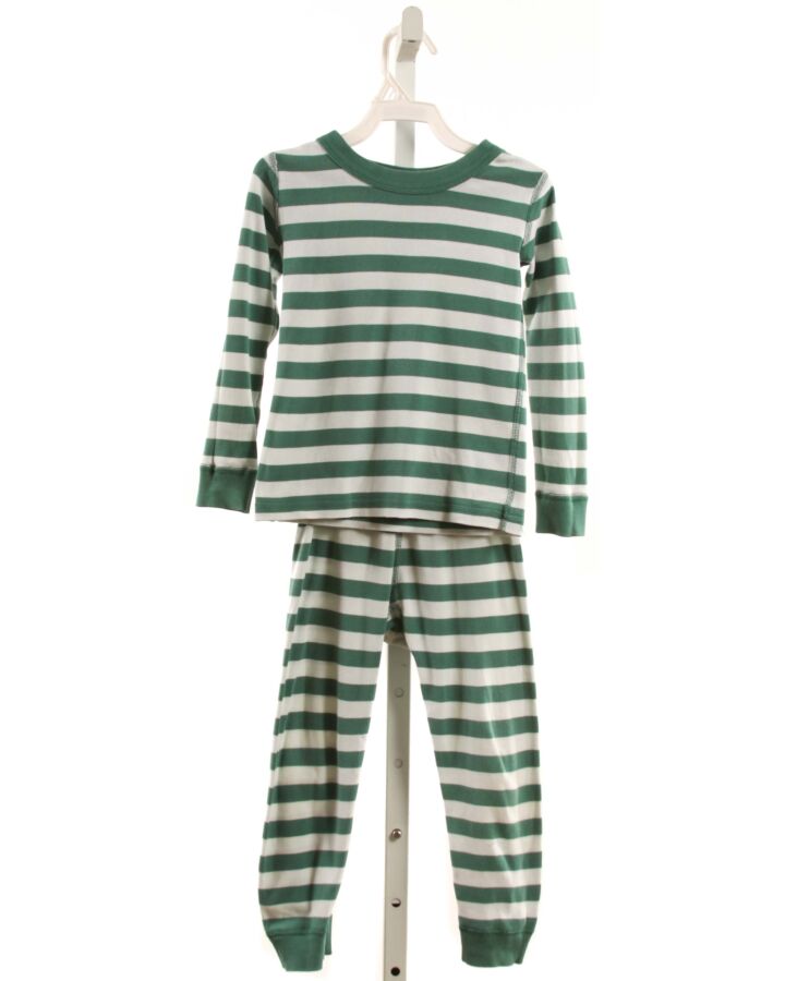 HANNA ANDERSSON  GREEN  STRIPED  LOUNGEWEAR