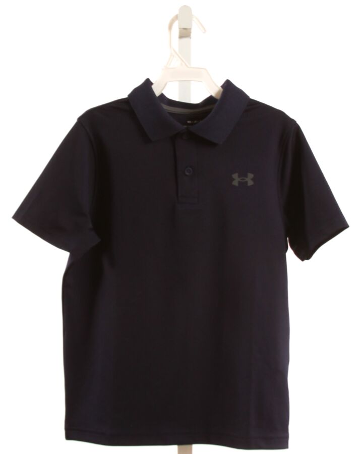 UNDER ARMOUR  NAVY    KNIT SS SHIRT
