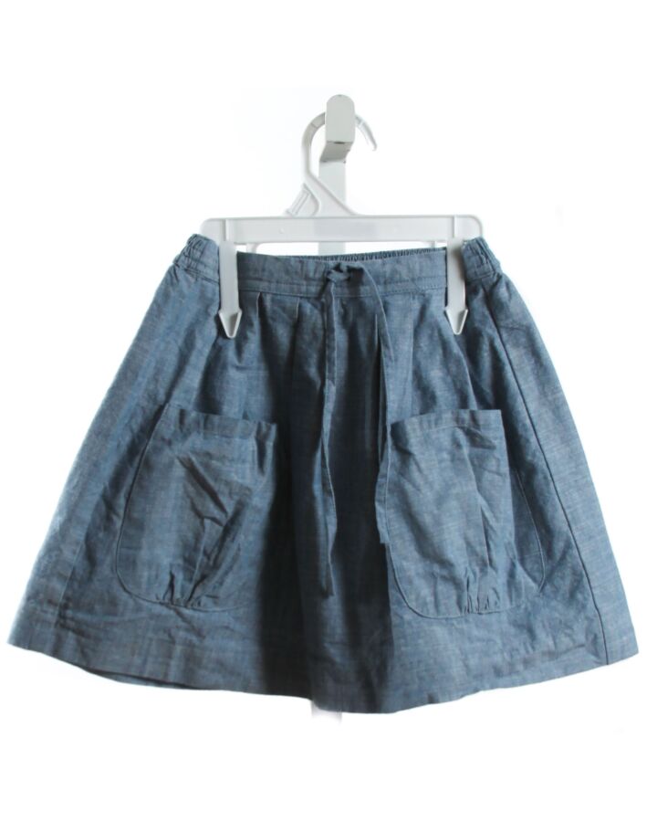 OLIVE JUICE  CHAMBRAY    SKIRT