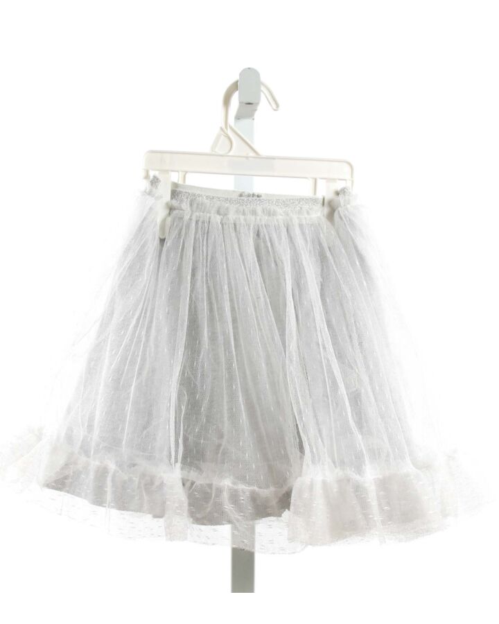 THE LITTLE WHITE COMPANY  WHITE TULLE   SKIRT