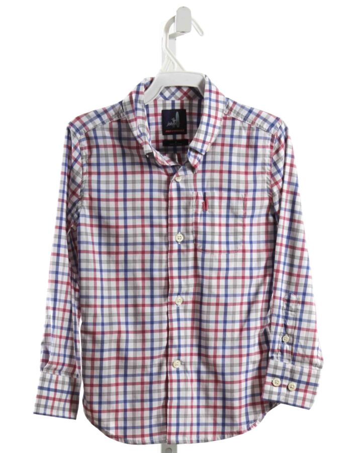 JOHNNIE-O  MULTI-COLOR  WINDOWPANE  DRESS SHIRT