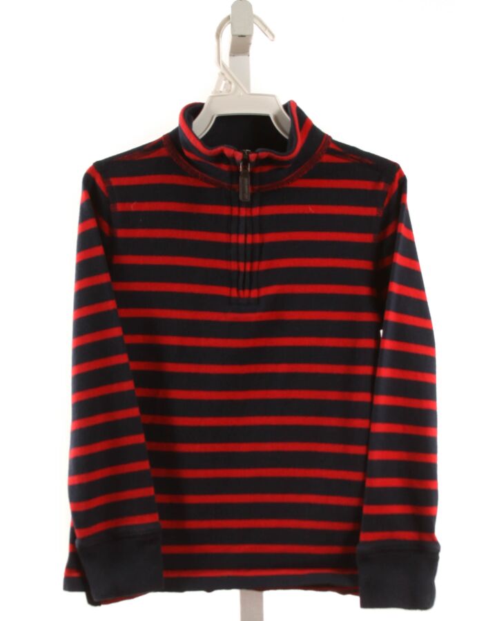 CREWCUTS  RED  STRIPED  PULLOVER