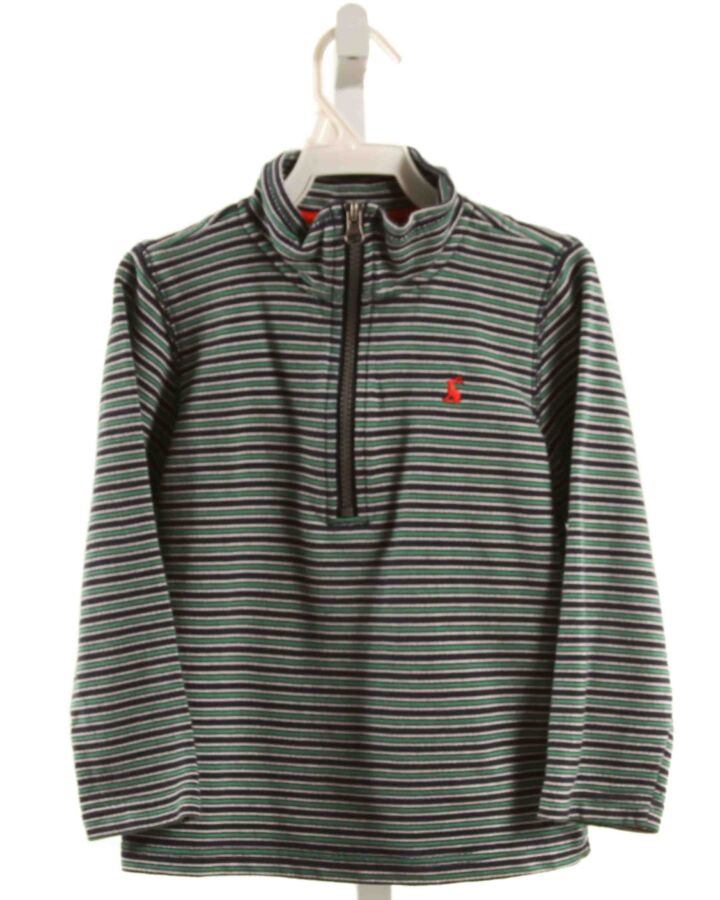 JOULES  GREEN  STRIPED  PULLOVER