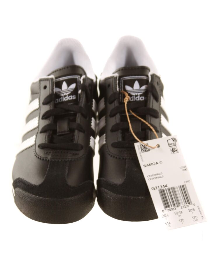 ADIDAS BLACK SNEAKERS  *NWT SIZE TODDLER 11