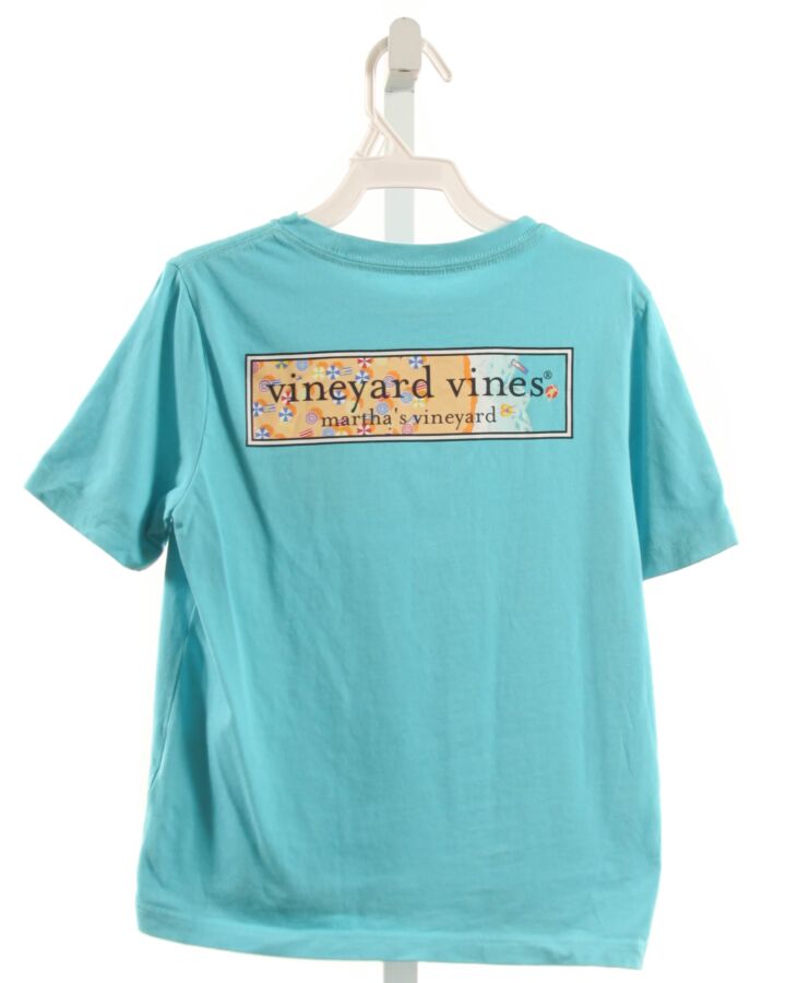 VINEYARD VINES  AQUA  PRINT  T-SHIRT