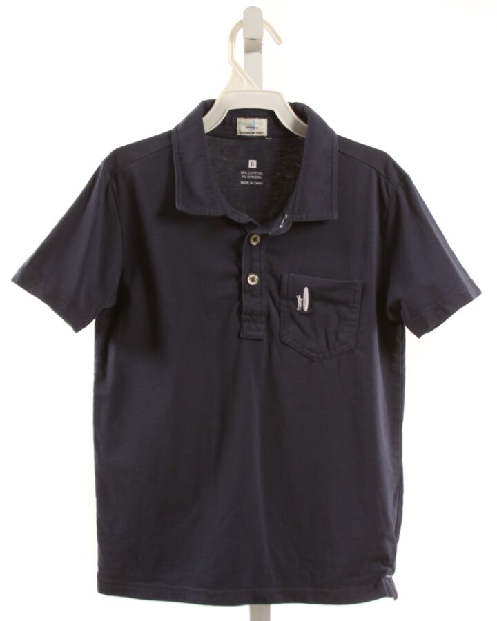 JOHNNIE-O  NAVY    KNIT SS SHIRT