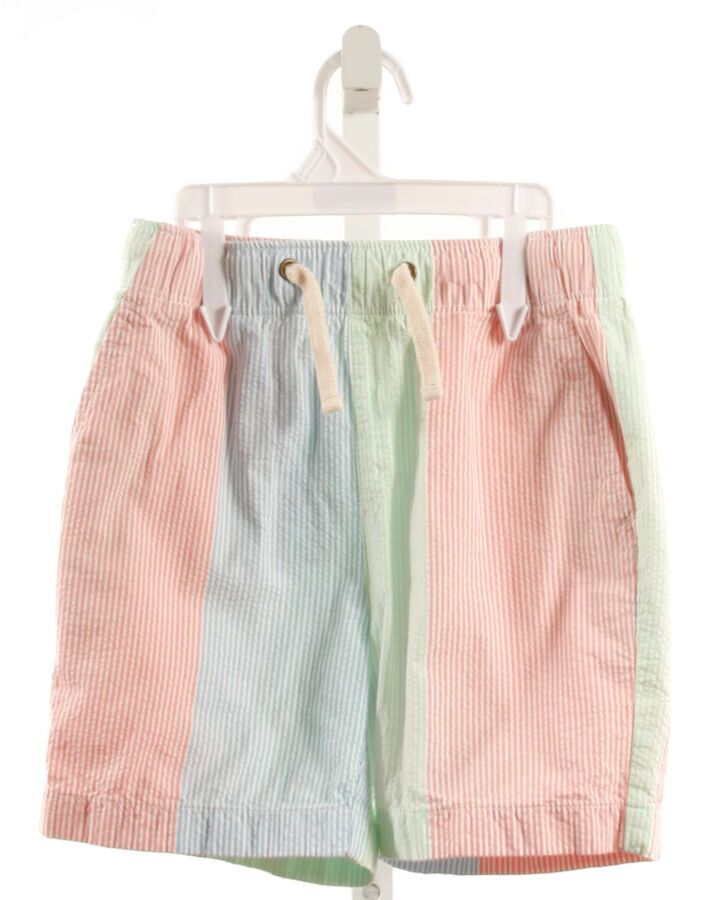 CREWCUTS  MULTI-COLOR SEERSUCKER STRIPED  SHORTS